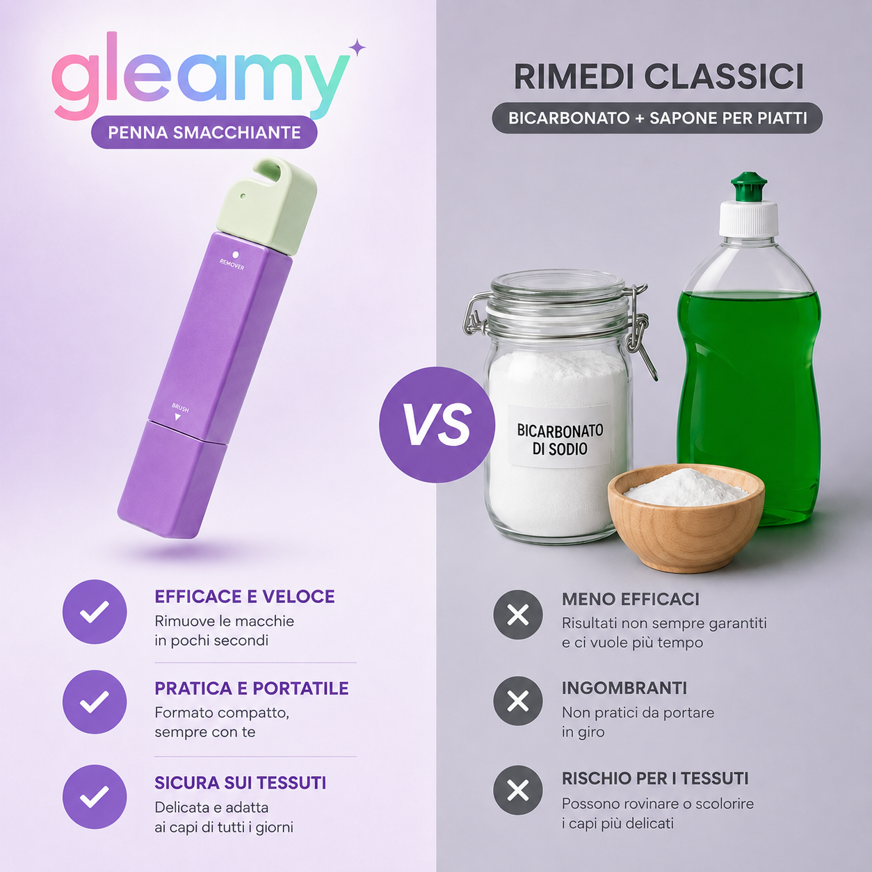 Gleamy – Penna Smacchiante Rapida